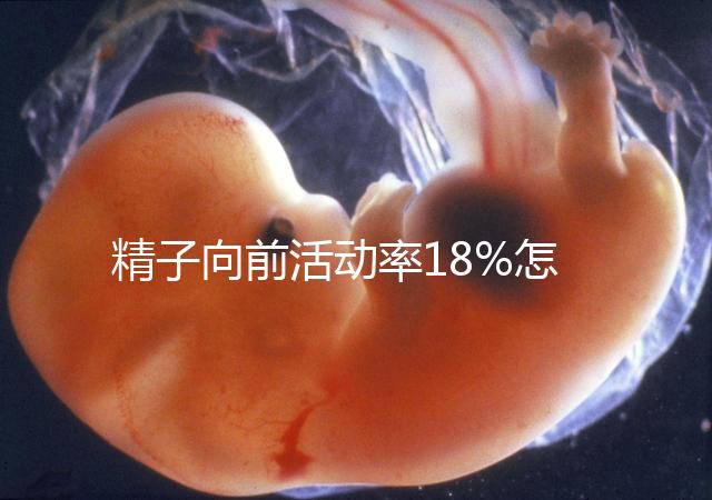 精子向前活動率18%怎么辦？專家總結調理 治療全攻略