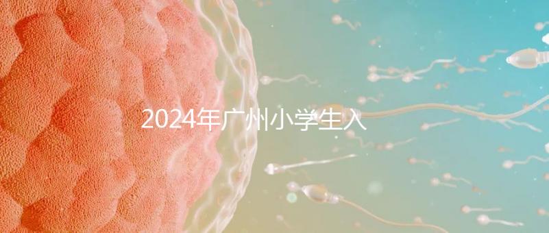 2024年廣州小學(xué)生入學(xué)年齡新規(guī)定,荔灣區(qū)6歲以上是基本條件